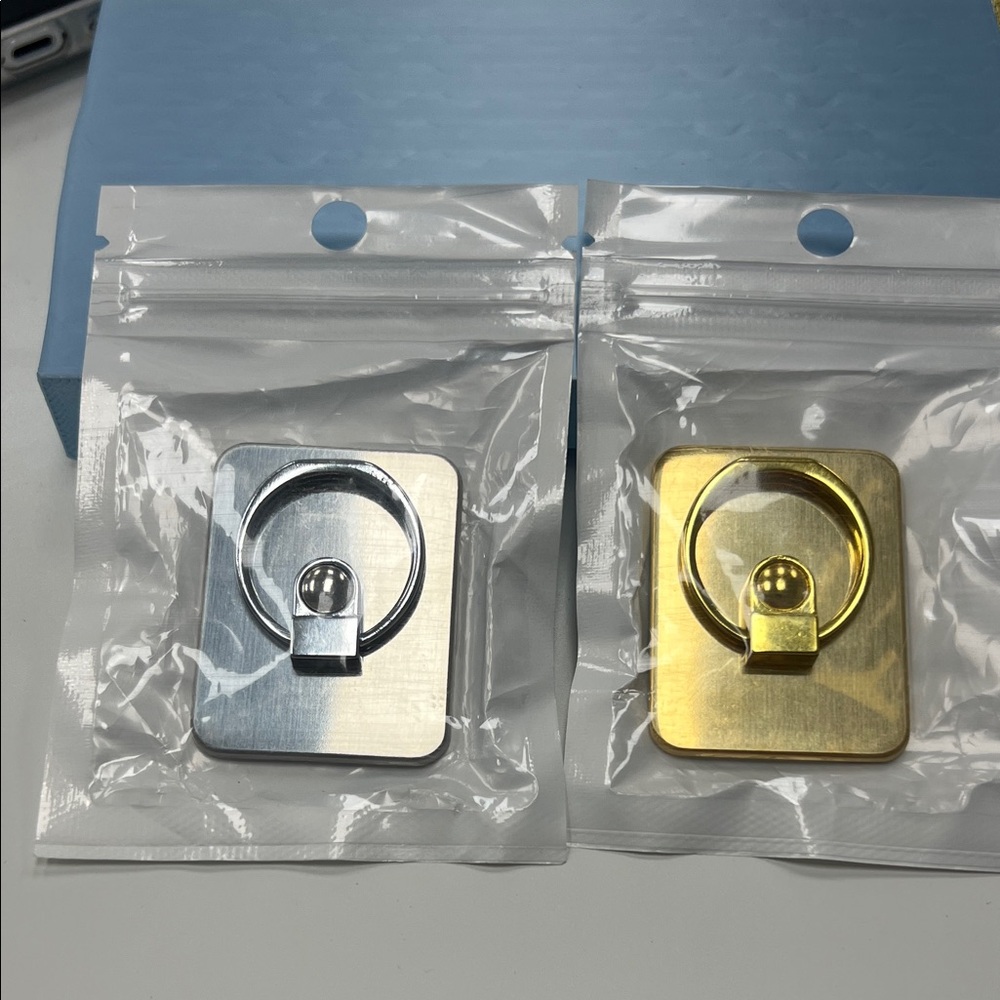 Universal Silver and Gold Phone Ring Holder set